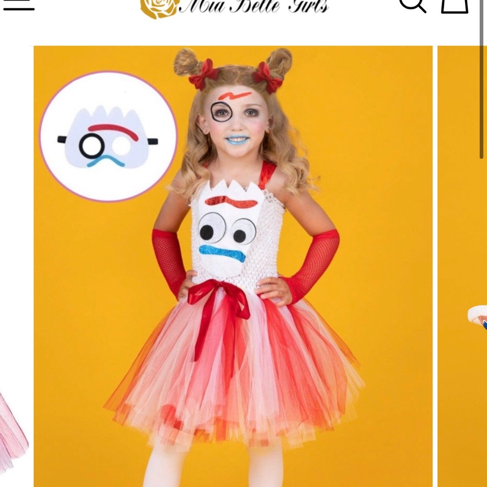 Girls Forky costumes